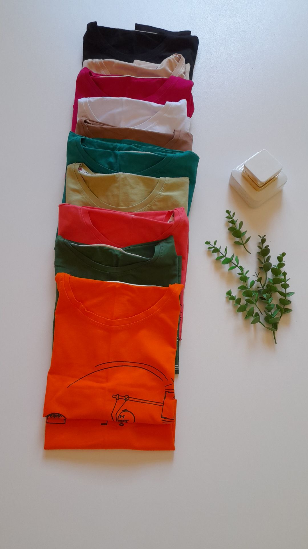 تیشرت کراپ،آستین دار،جنس نخ پنبه اعلا